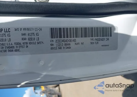 2014 Chrysler 300 из США, поврежденный, VIN 2C3CCARG4EH381465